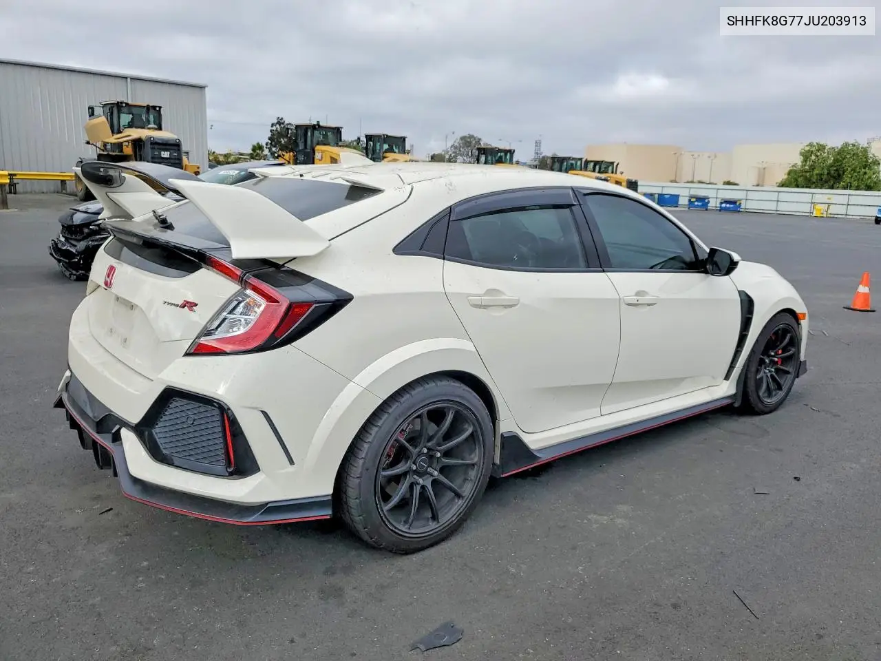 2018 Honda Civic Type-R Touring VIN: SHHFK8G77JU203913 Lot: 59976976