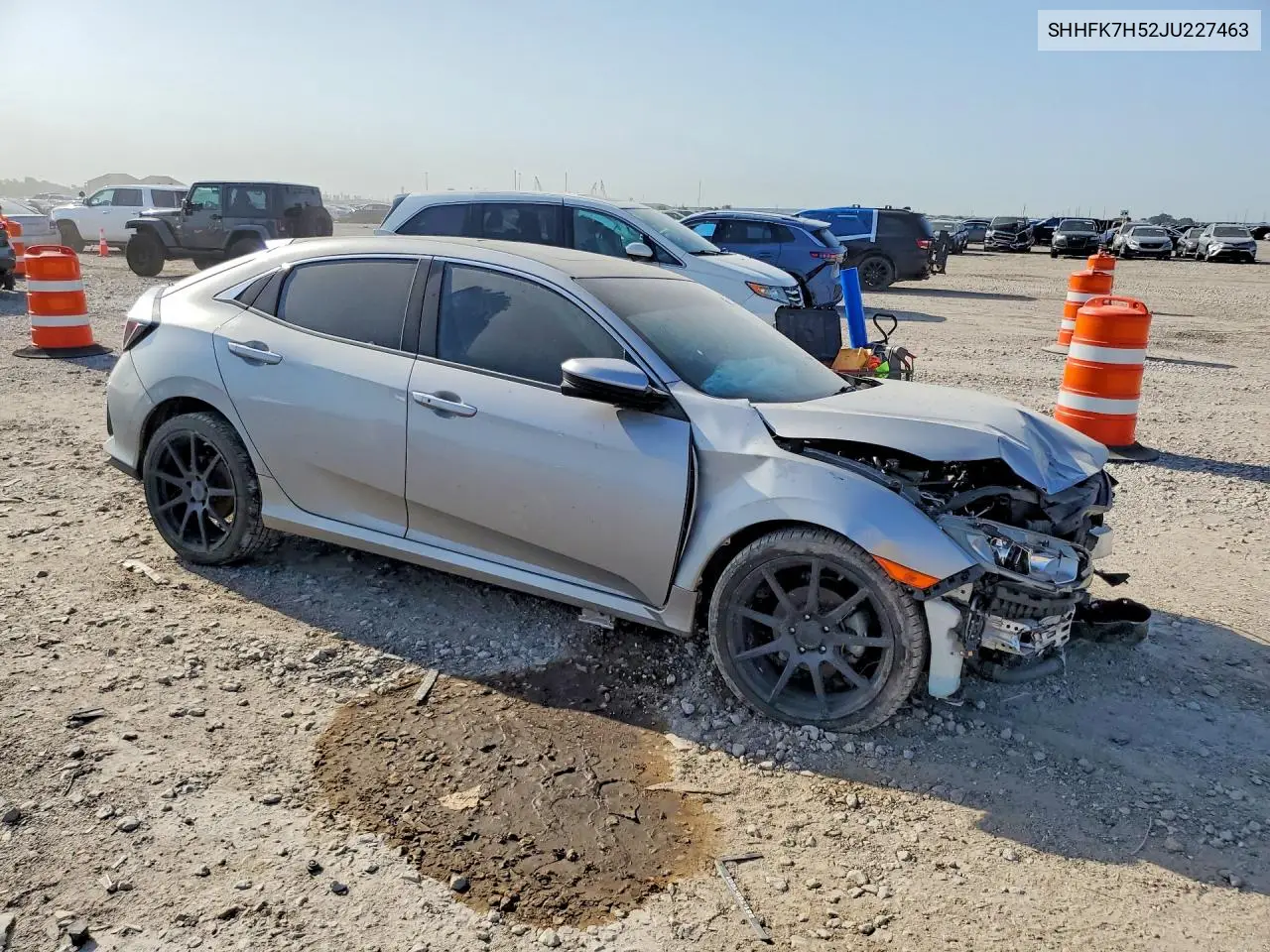 2018 Honda Civic Ex VIN: SHHFK7H52JU227463 Lot: 61284456