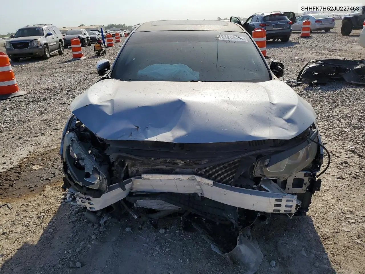 2018 Honda Civic Ex VIN: SHHFK7H52JU227463 Lot: 61284456