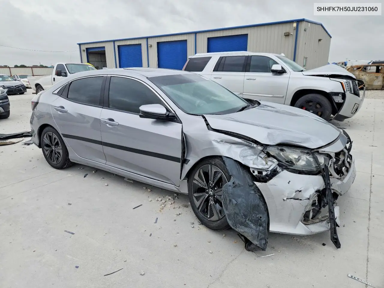 2018 Honda Civic Ex VIN: SHHFK7H50JU231060 Lot: 61499116
