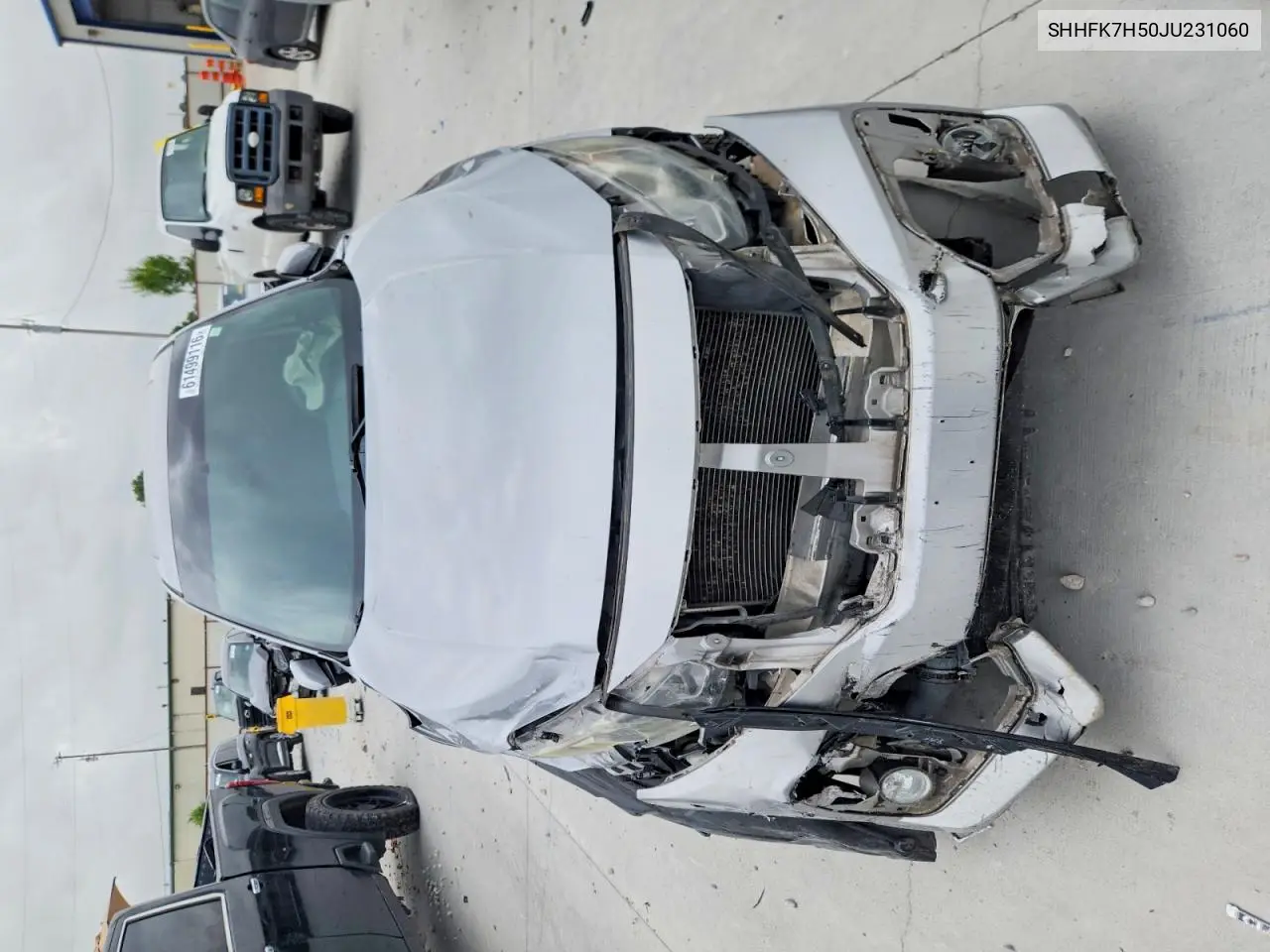 2018 Honda Civic Ex VIN: SHHFK7H50JU231060 Lot: 61499116