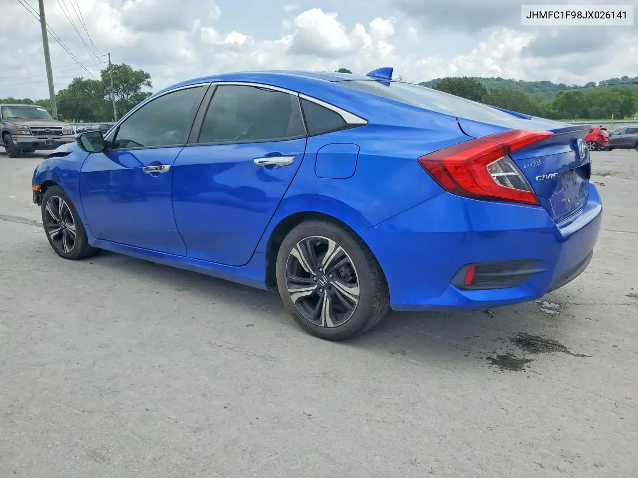 2018 Honda Civic Touring VIN: JHMFC1F98JX026141 Lot: 61865856