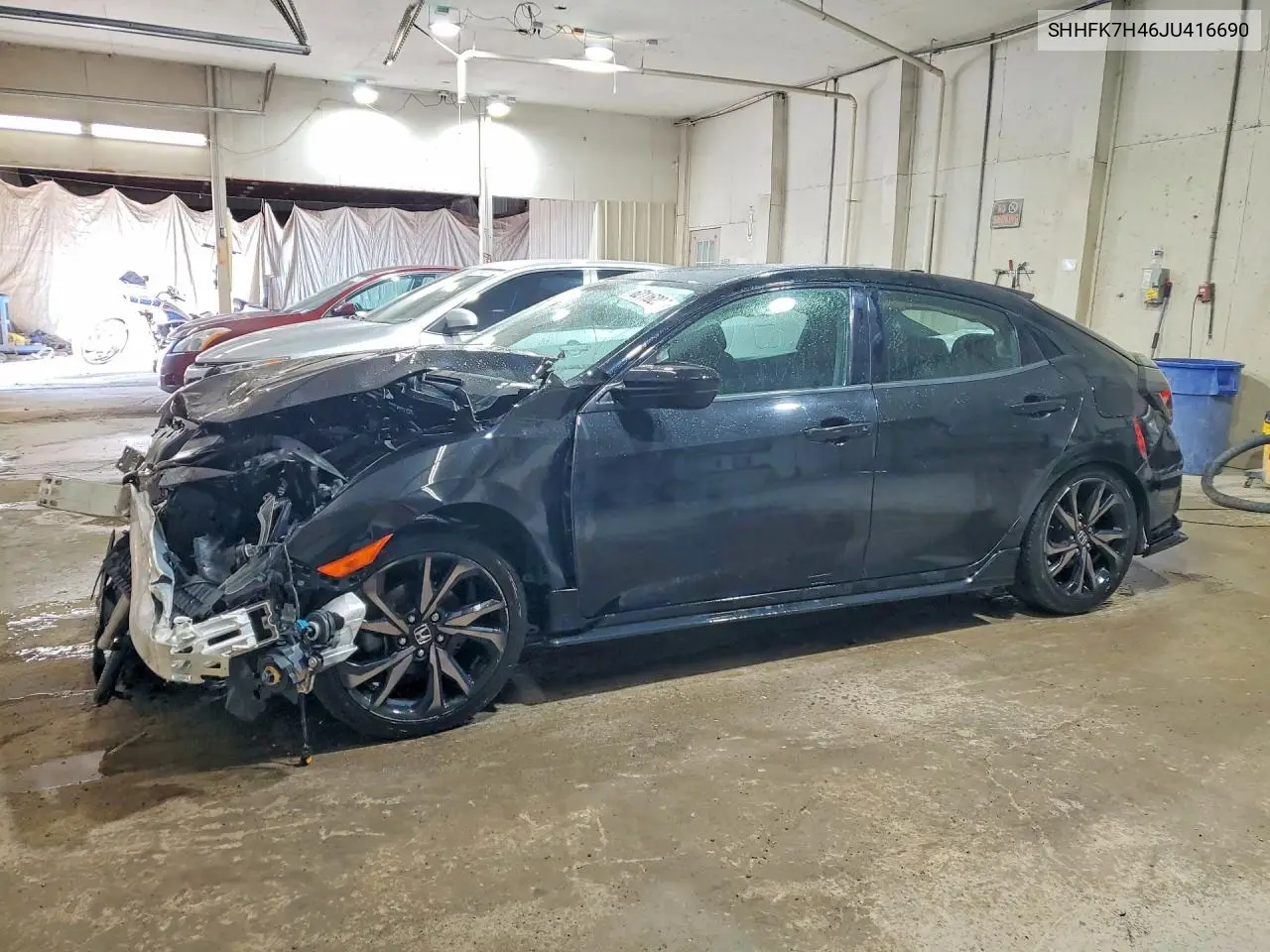 2018 Honda Civic Sport VIN: SHHFK7H46JU416690 Lot: 62116206