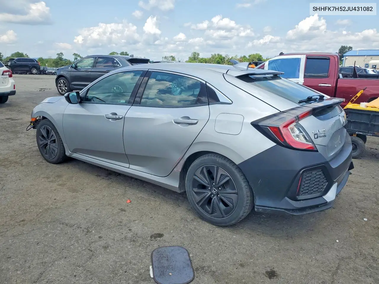 2018 Honda Civic Ex VIN: SHHFK7H52JU431082 Lot: 62207506