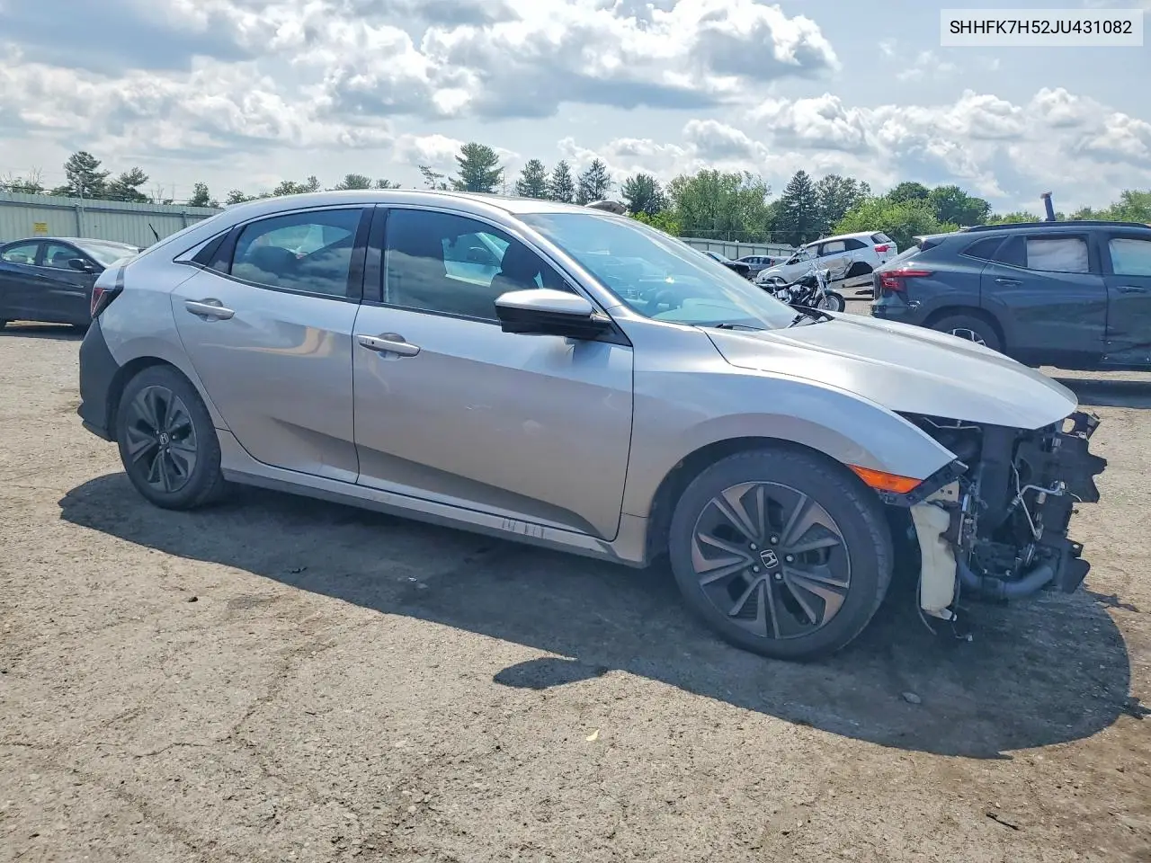 2018 Honda Civic Ex VIN: SHHFK7H52JU431082 Lot: 62207506