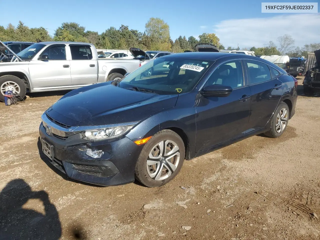 19XFC2F59JE002337 2018 Honda Civic Lx