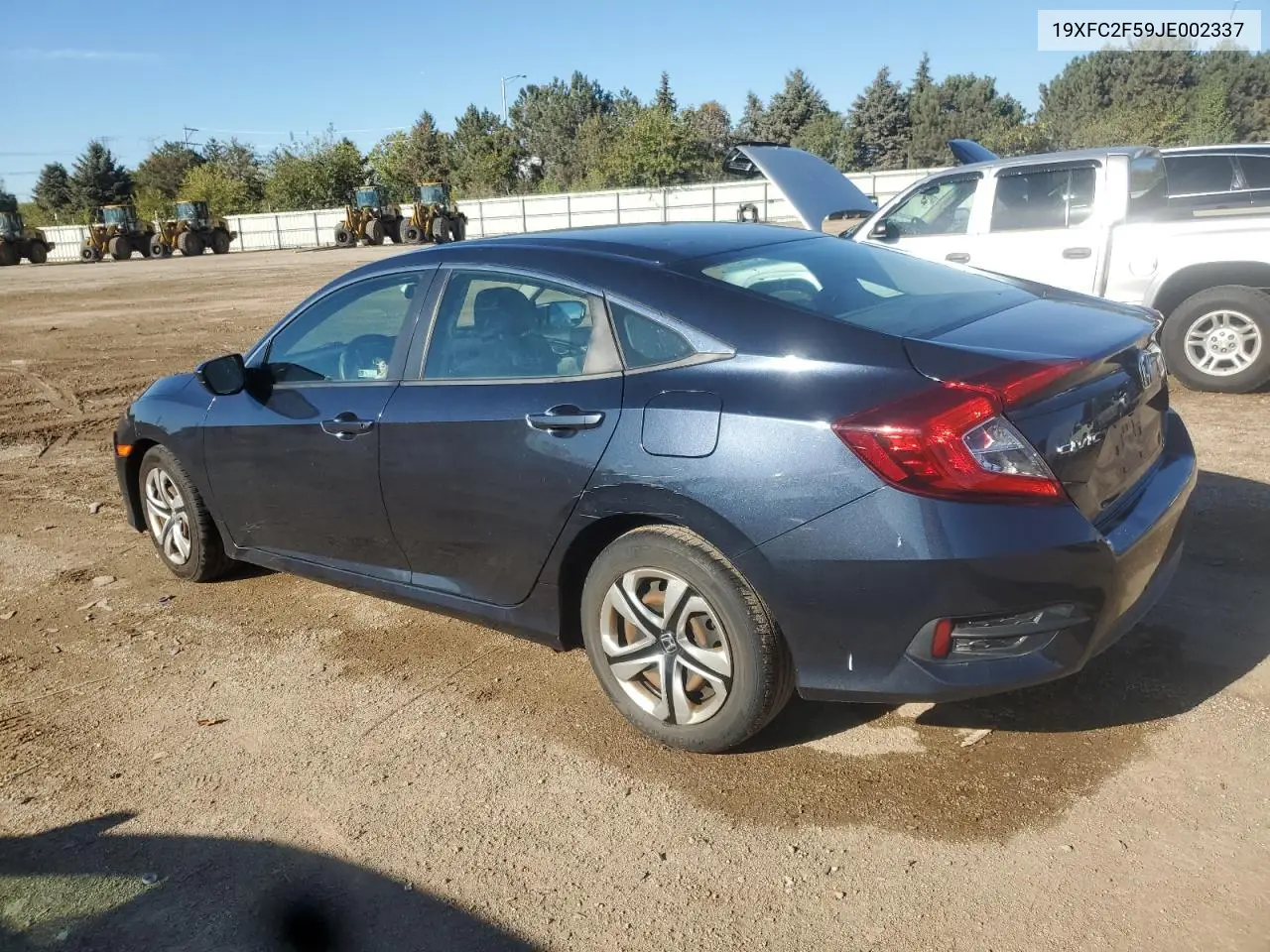 19XFC2F59JE002337 2018 Honda Civic Lx