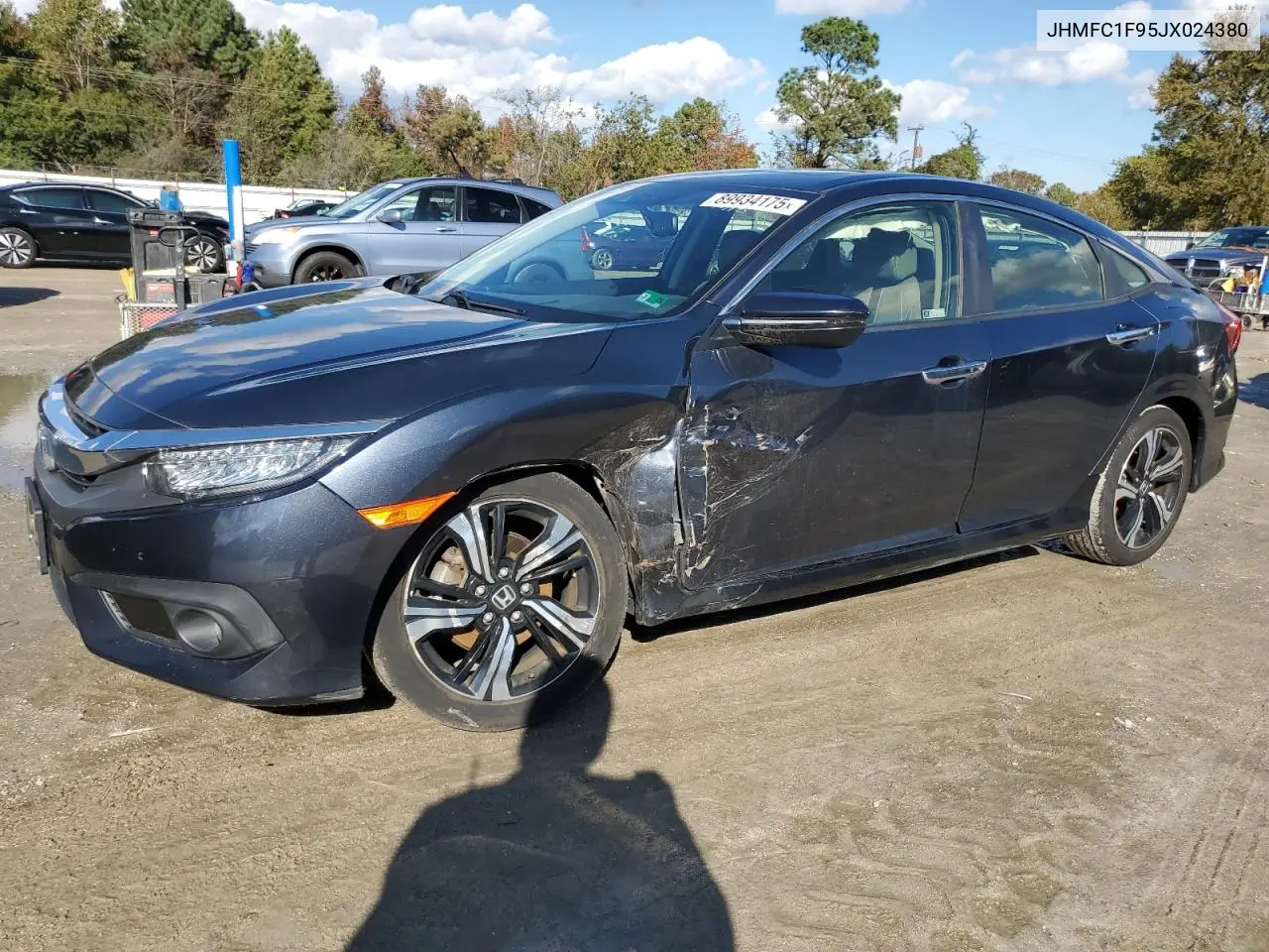 JHMFC1F95JX024380 2018 Honda Civic Touring