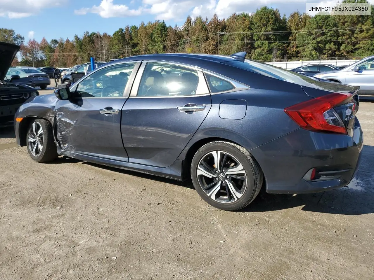 JHMFC1F95JX024380 2018 Honda Civic Touring