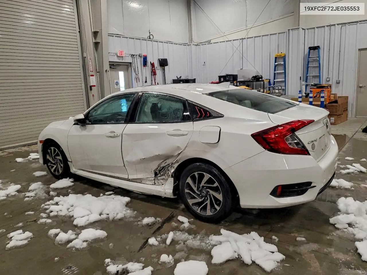 19XFC2F72JE035553 2018 Honda Civic Ex