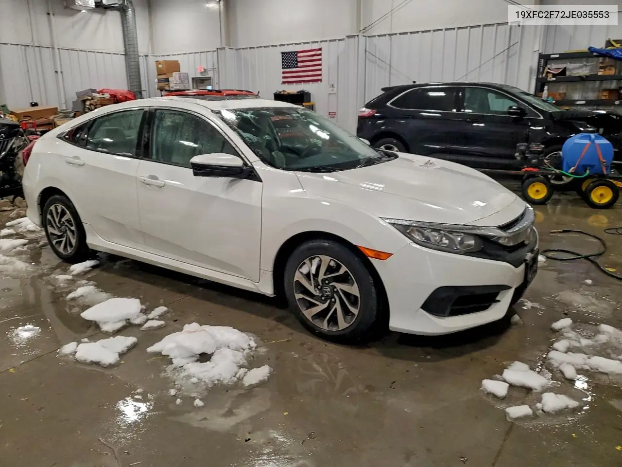 19XFC2F72JE035553 2018 Honda Civic Ex