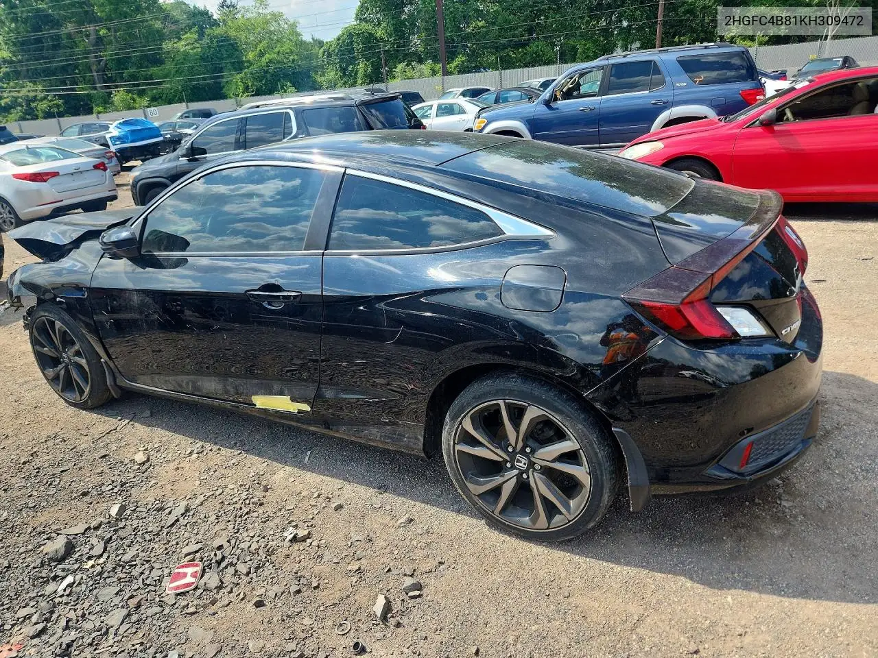 2HGFC4B81KH309472 2019 Honda Civic Sport