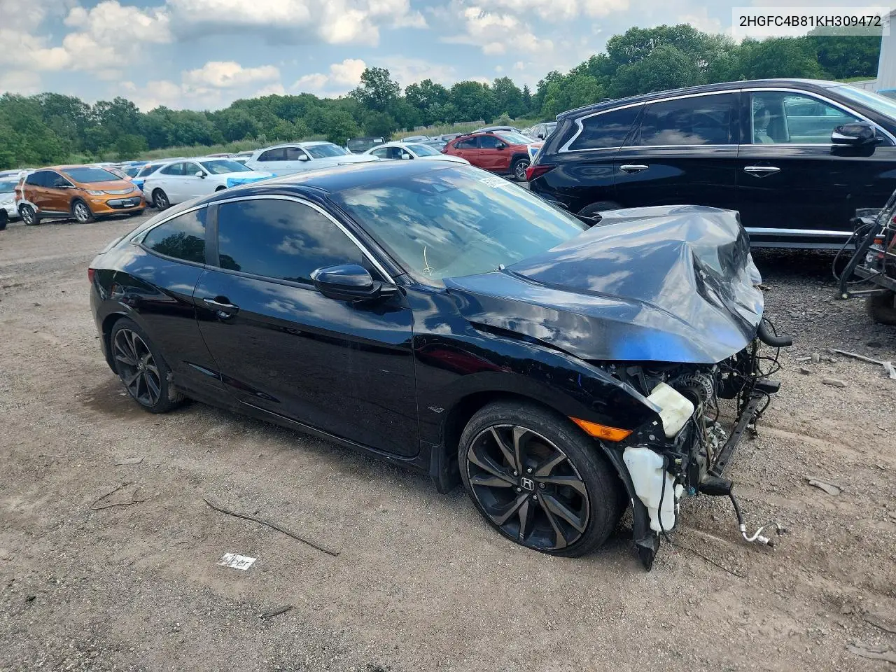 2HGFC4B81KH309472 2019 Honda Civic Sport