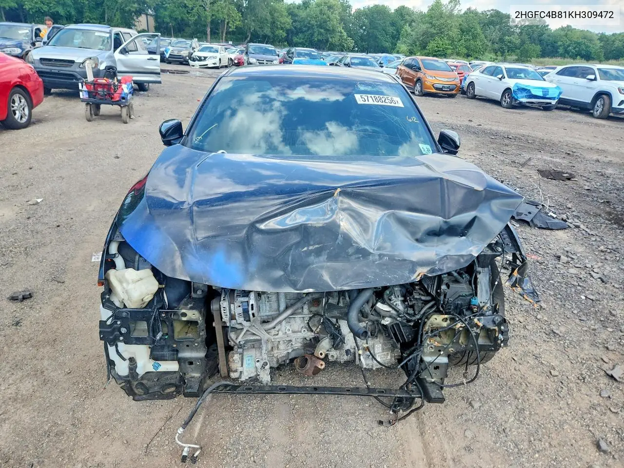 2HGFC4B81KH309472 2019 Honda Civic Sport
