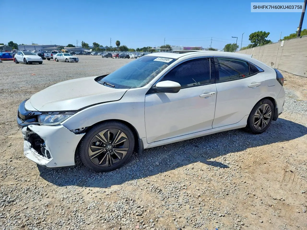 2019 Honda Civic Ex