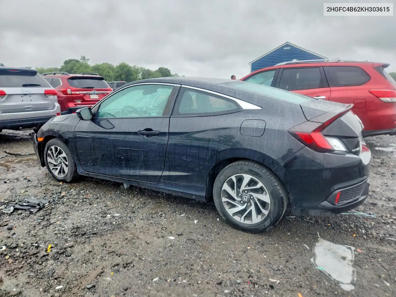 2019 Honda Civic Lx VIN: 2HGFC4B62KH303615 Lot: 59239266