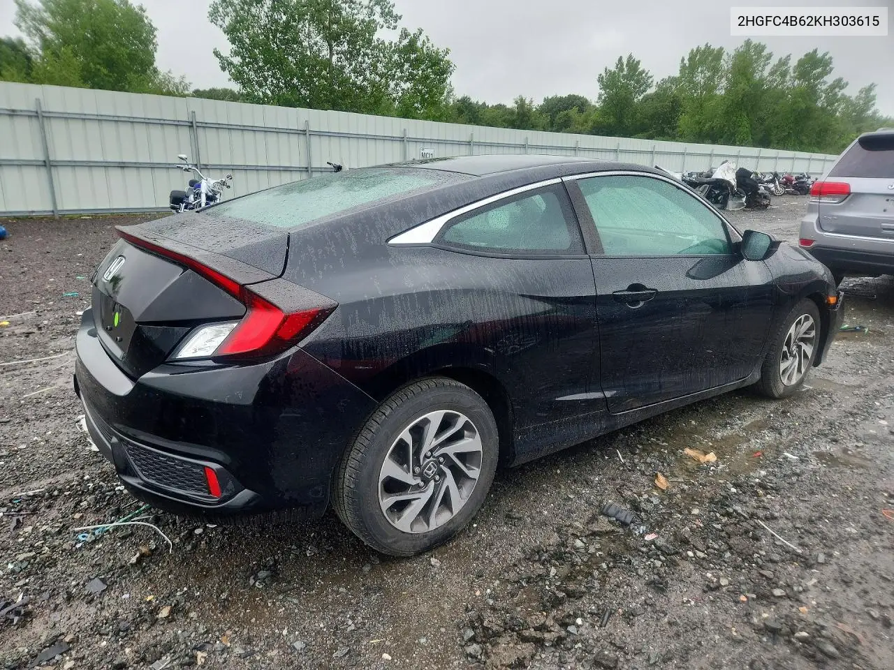 2019 Honda Civic Lx VIN: 2HGFC4B62KH303615 Lot: 59239266