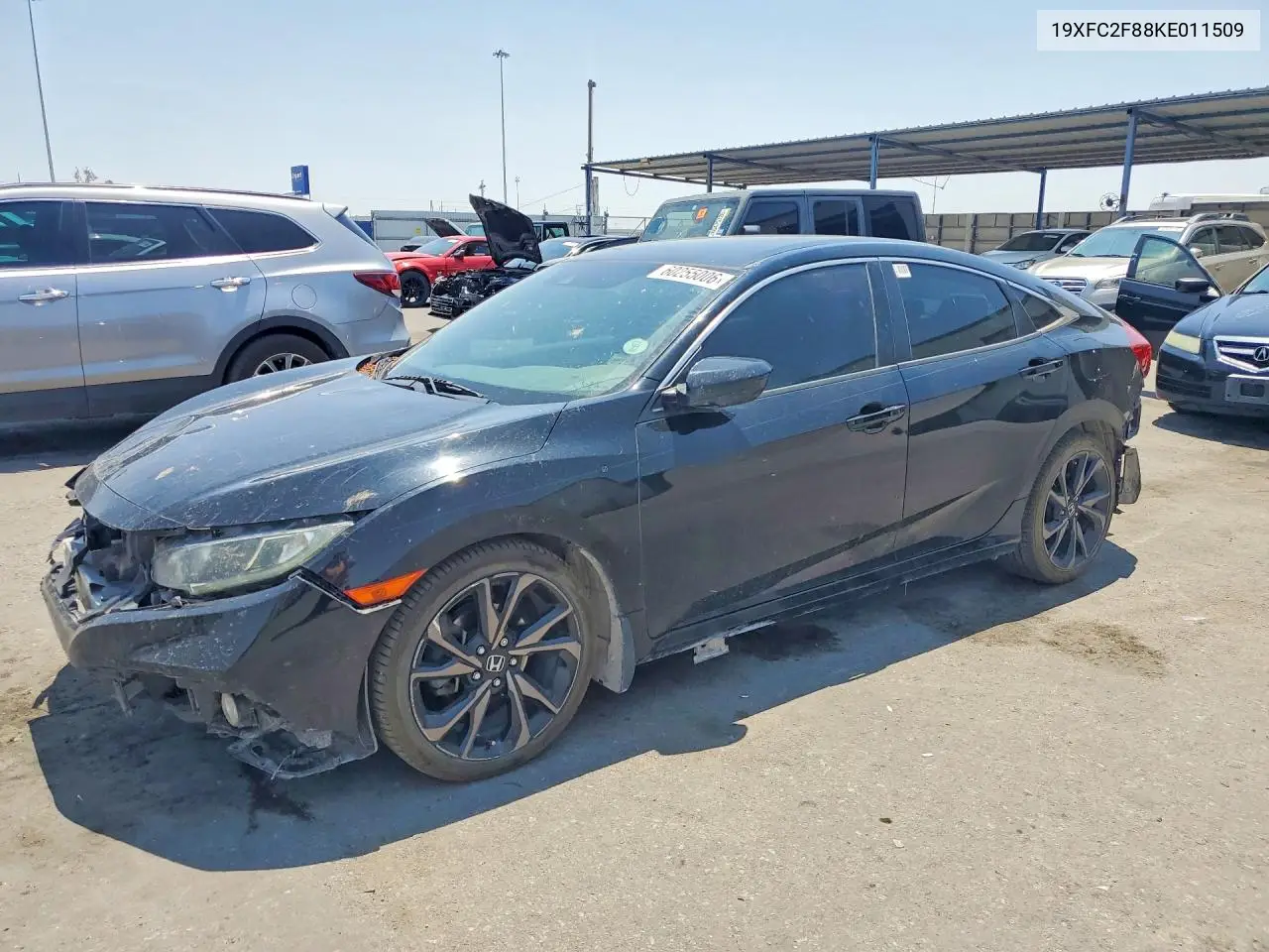2019 Honda Civic Sport VIN: 19XFC2F88KE011509 Lot: 60255006