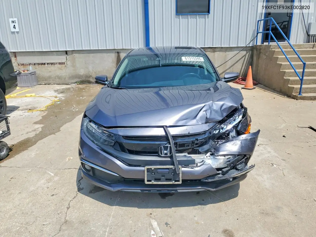 2019 Honda Civic Touring VIN: 19XFC1F93KE002820 Lot: 61315346