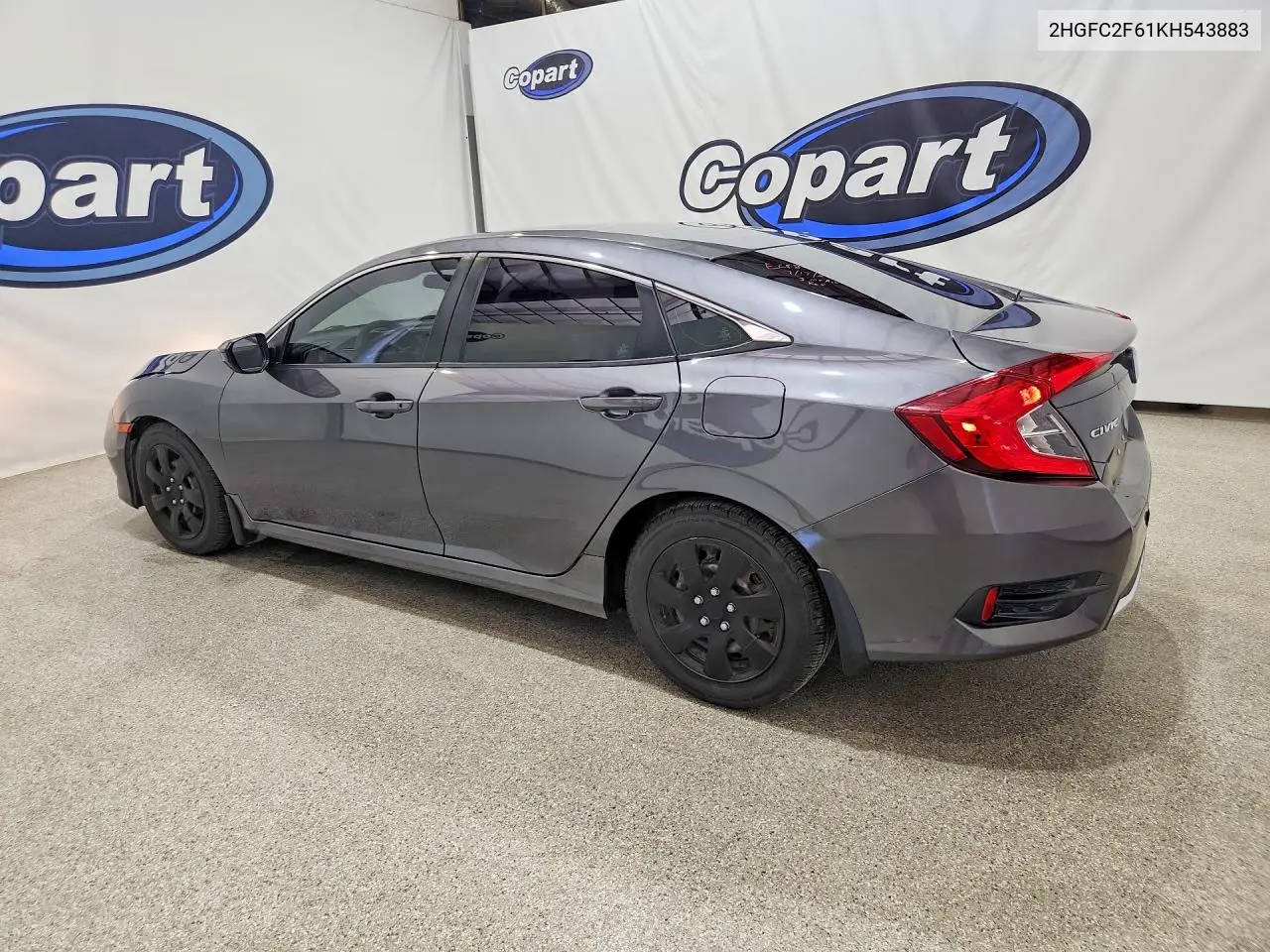 2HGFC2F61KH543883 2019 Honda Civic Lx