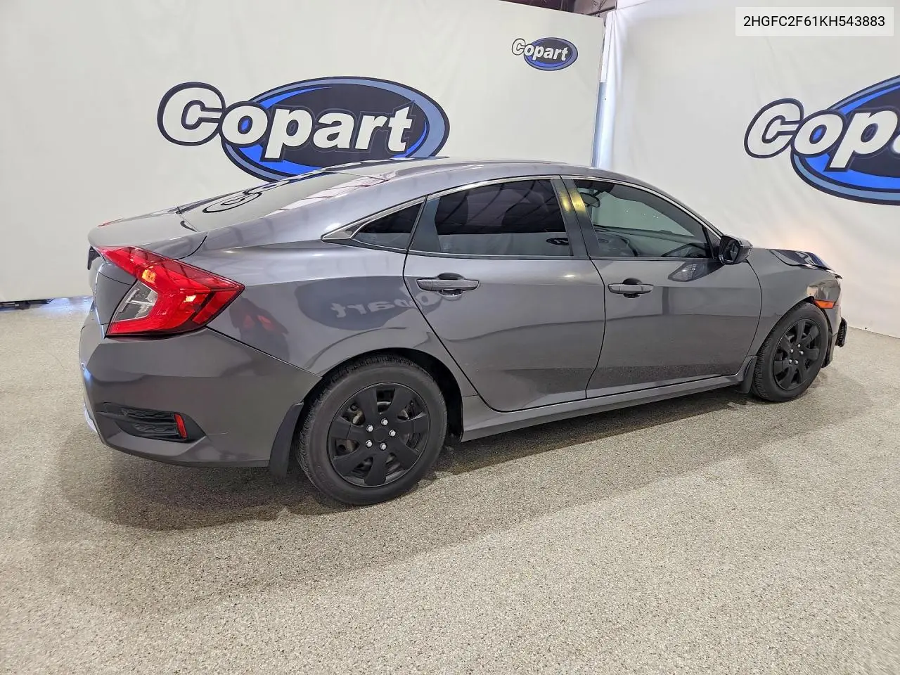 2HGFC2F61KH543883 2019 Honda Civic Lx