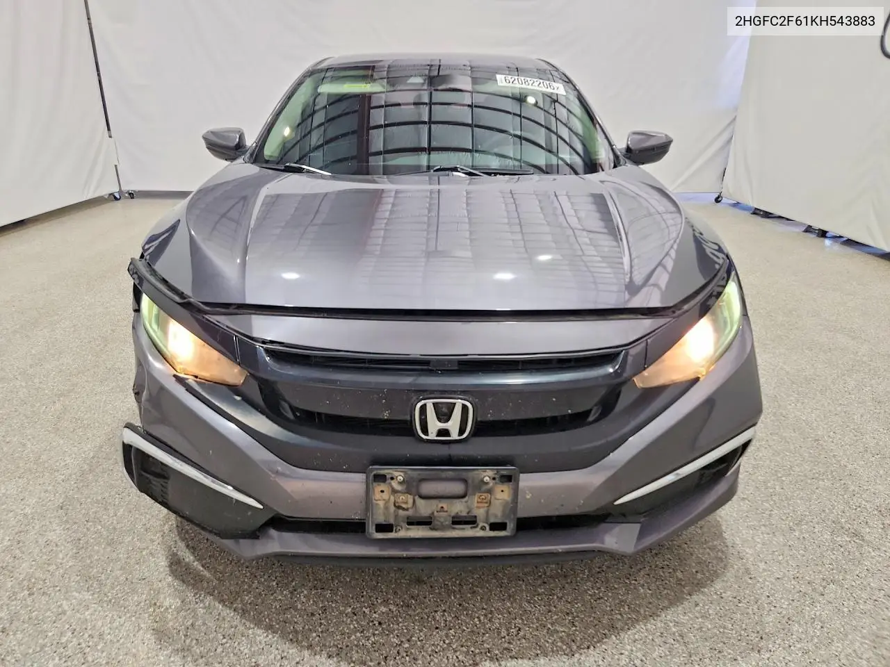 2HGFC2F61KH543883 2019 Honda Civic Lx