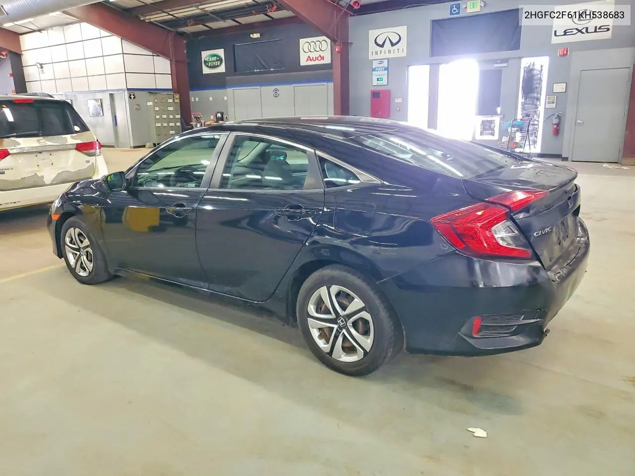 2019 Honda Civic Lx VIN: 2HGFC2F61KH538683 Lot: 62225616