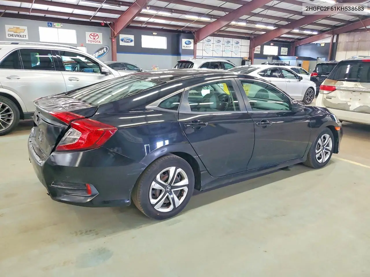2019 Honda Civic Lx VIN: 2HGFC2F61KH538683 Lot: 62225616