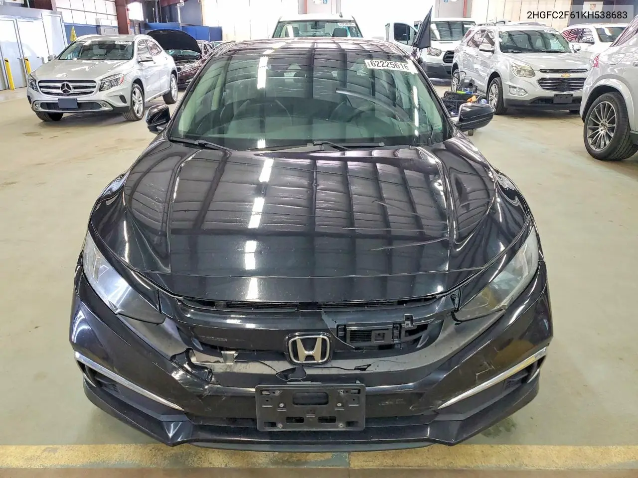 2019 Honda Civic Lx VIN: 2HGFC2F61KH538683 Lot: 62225616
