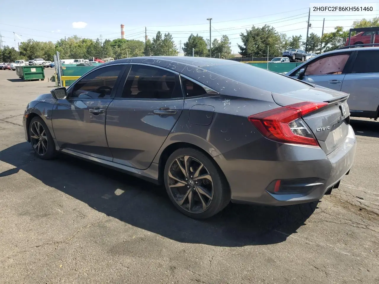 2HGFC2F86KH561460 2019 Honda Civic Sport