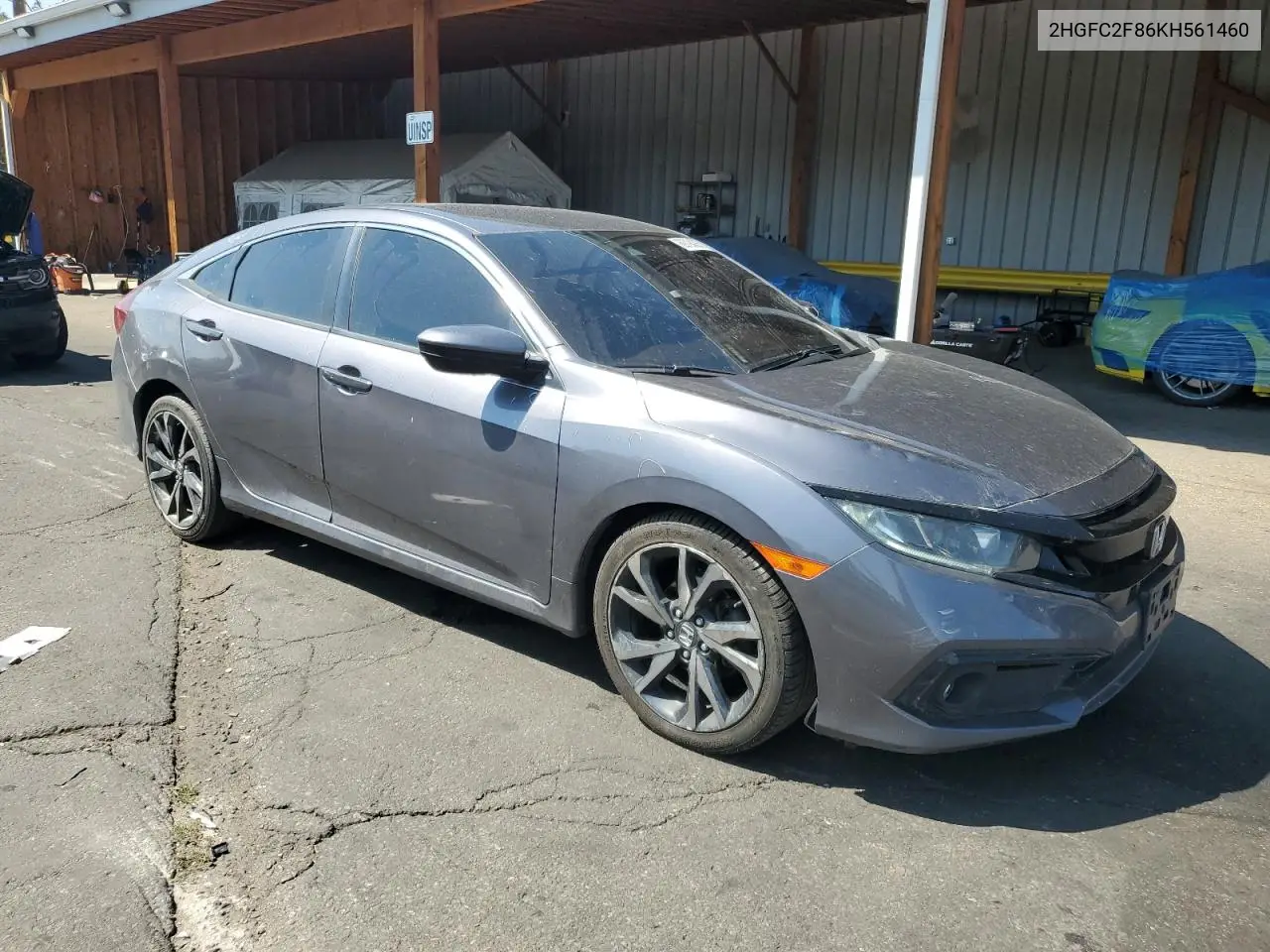 2HGFC2F86KH561460 2019 Honda Civic Sport