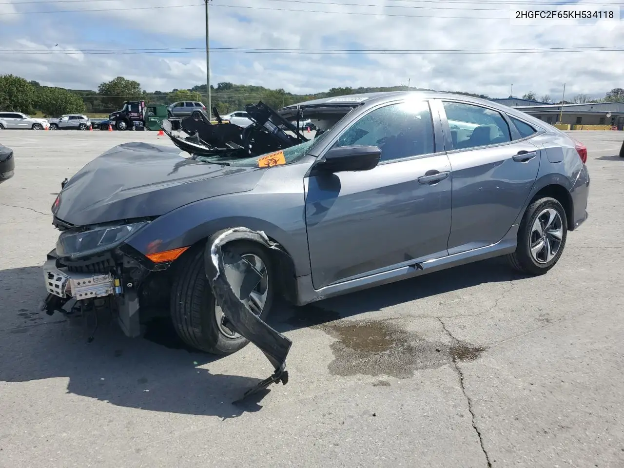 2HGFC2F65KH534118 2019 Honda Civic Lx