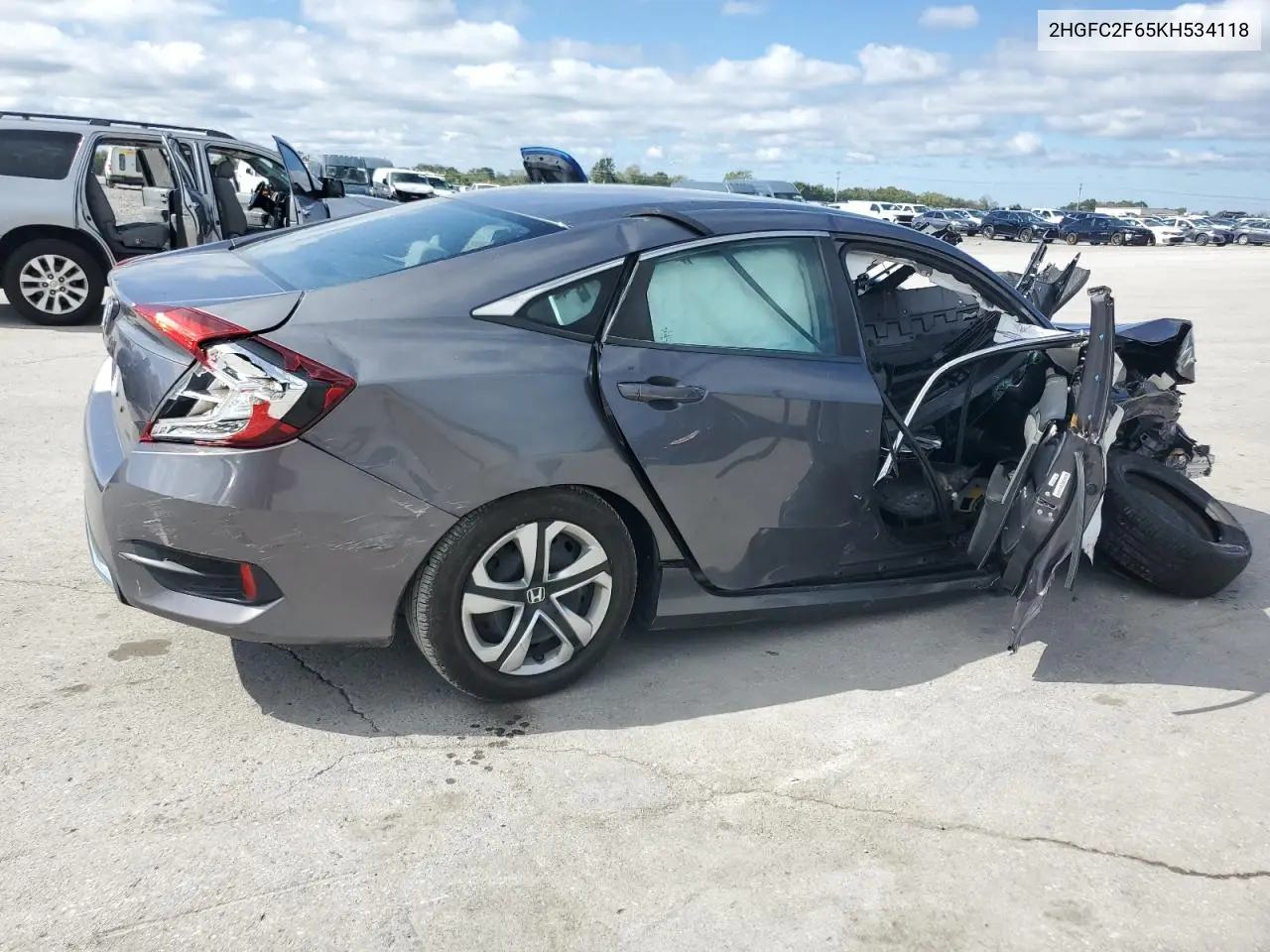 2HGFC2F65KH534118 2019 Honda Civic Lx