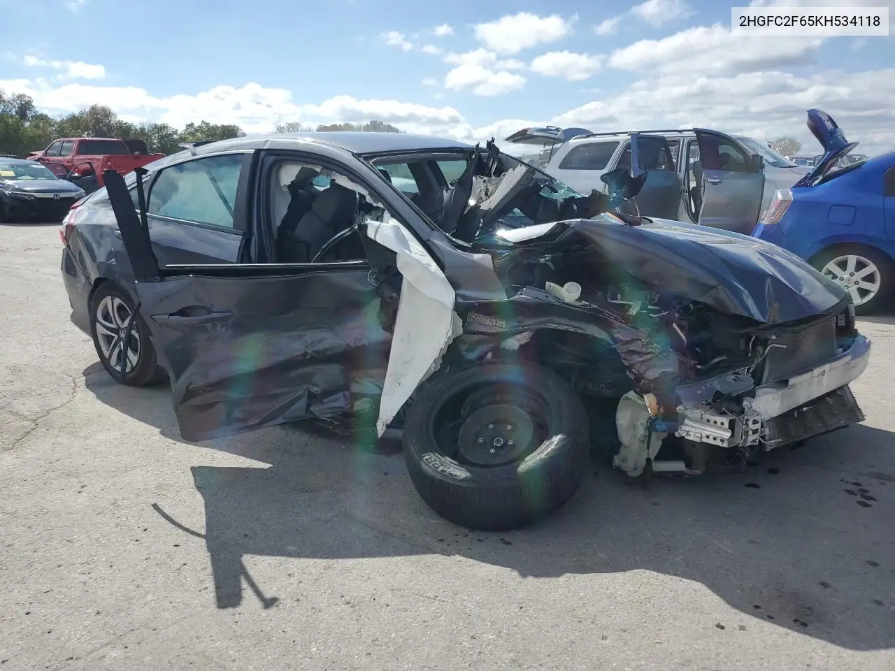 2HGFC2F65KH534118 2019 Honda Civic Lx