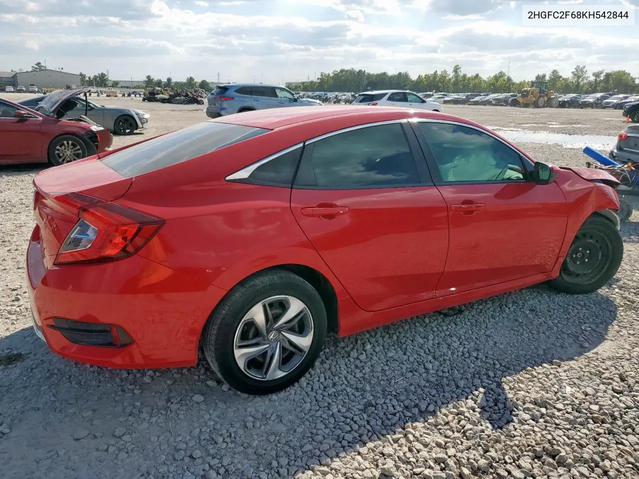 2HGFC2F68KH542844 2019 Honda Civic Lx
