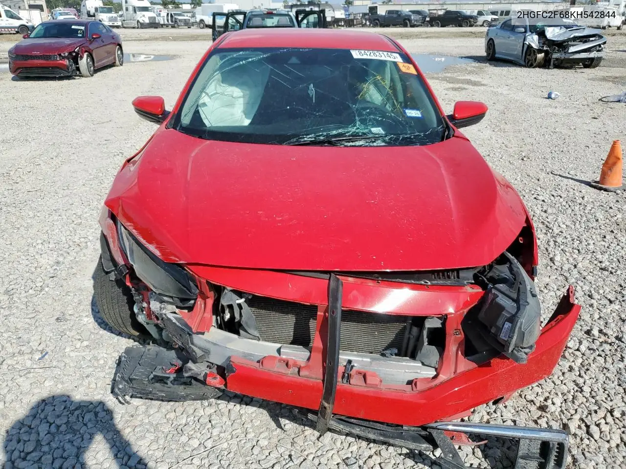2HGFC2F68KH542844 2019 Honda Civic Lx