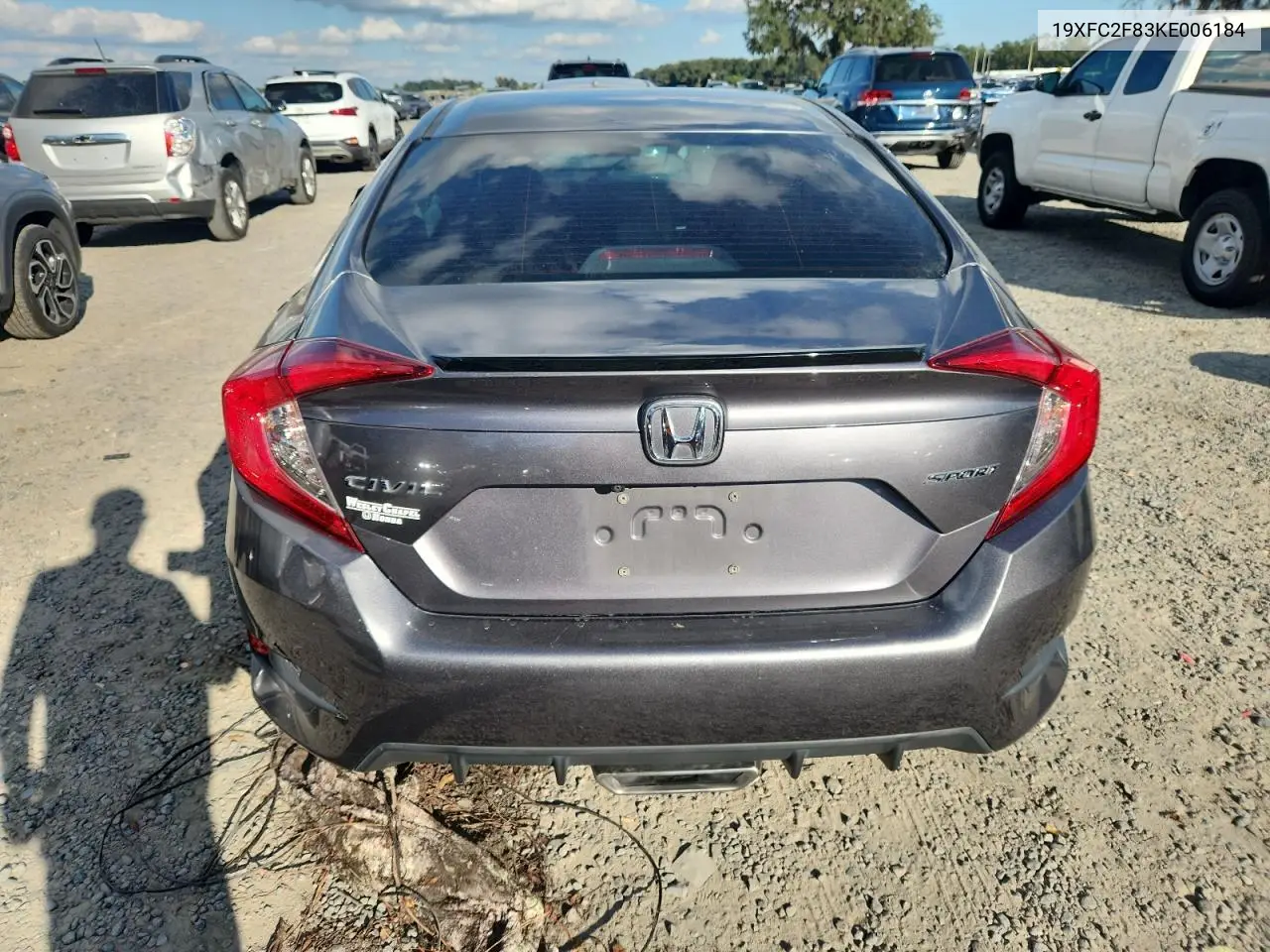 19XFC2F83KE006184 2019 Honda Civic Sport