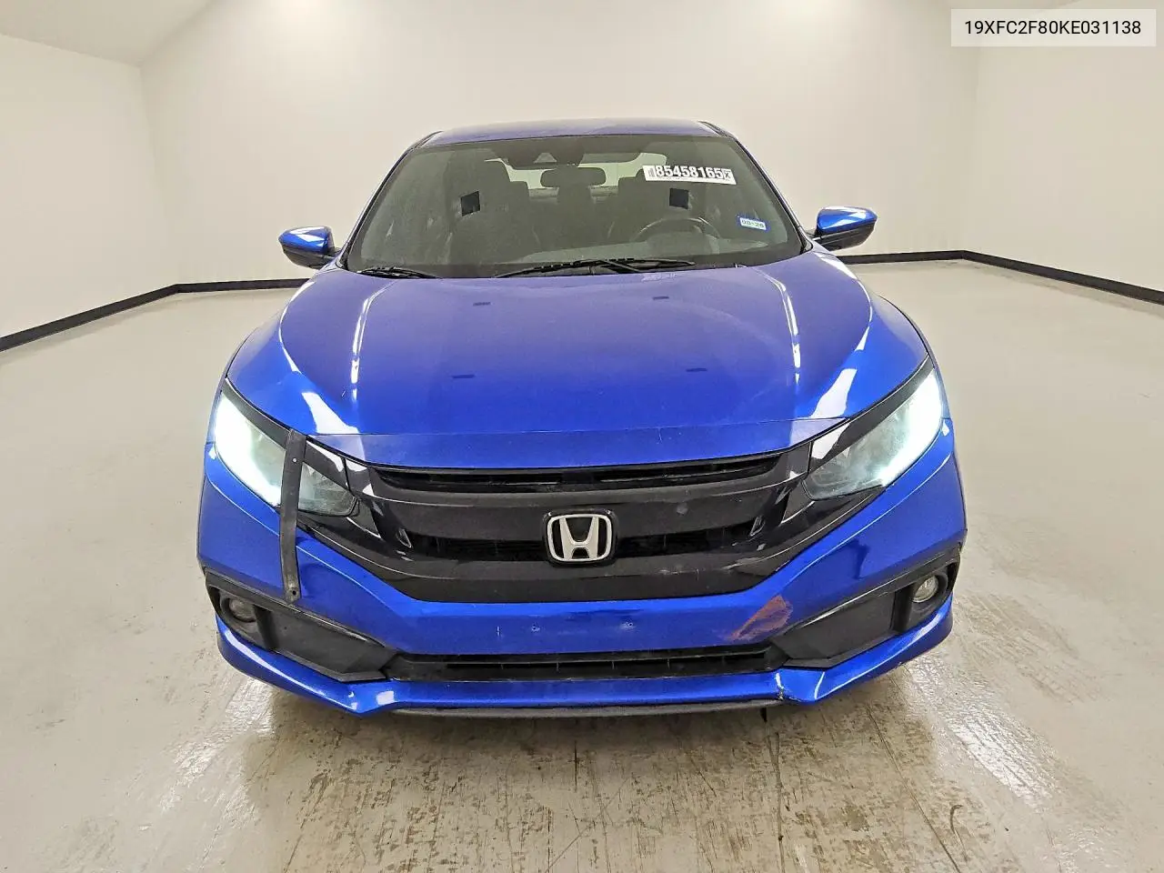 2019 Honda Civic Sport VIN: 19XFC2F80KE031138 Lot: 85458165