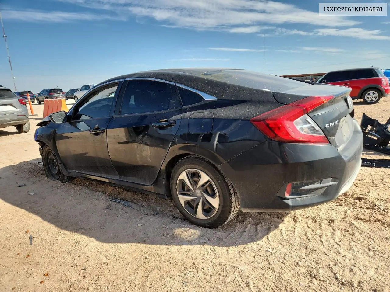 19XFC2F61KE036878 2019 Honda Civic Lx