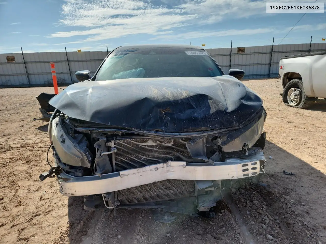 19XFC2F61KE036878 2019 Honda Civic Lx
