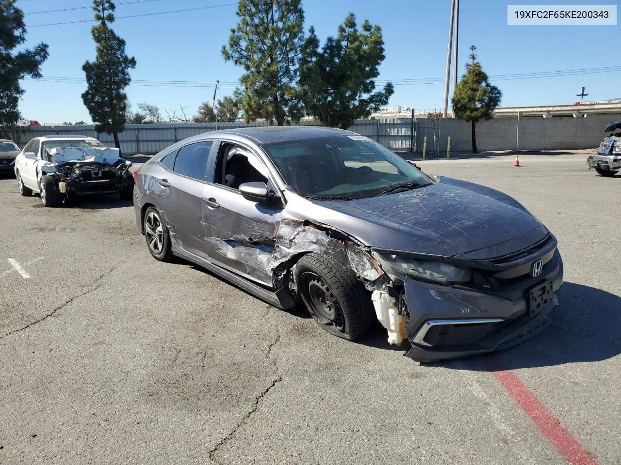 19XFC2F65KE200343 2019 Honda Civic