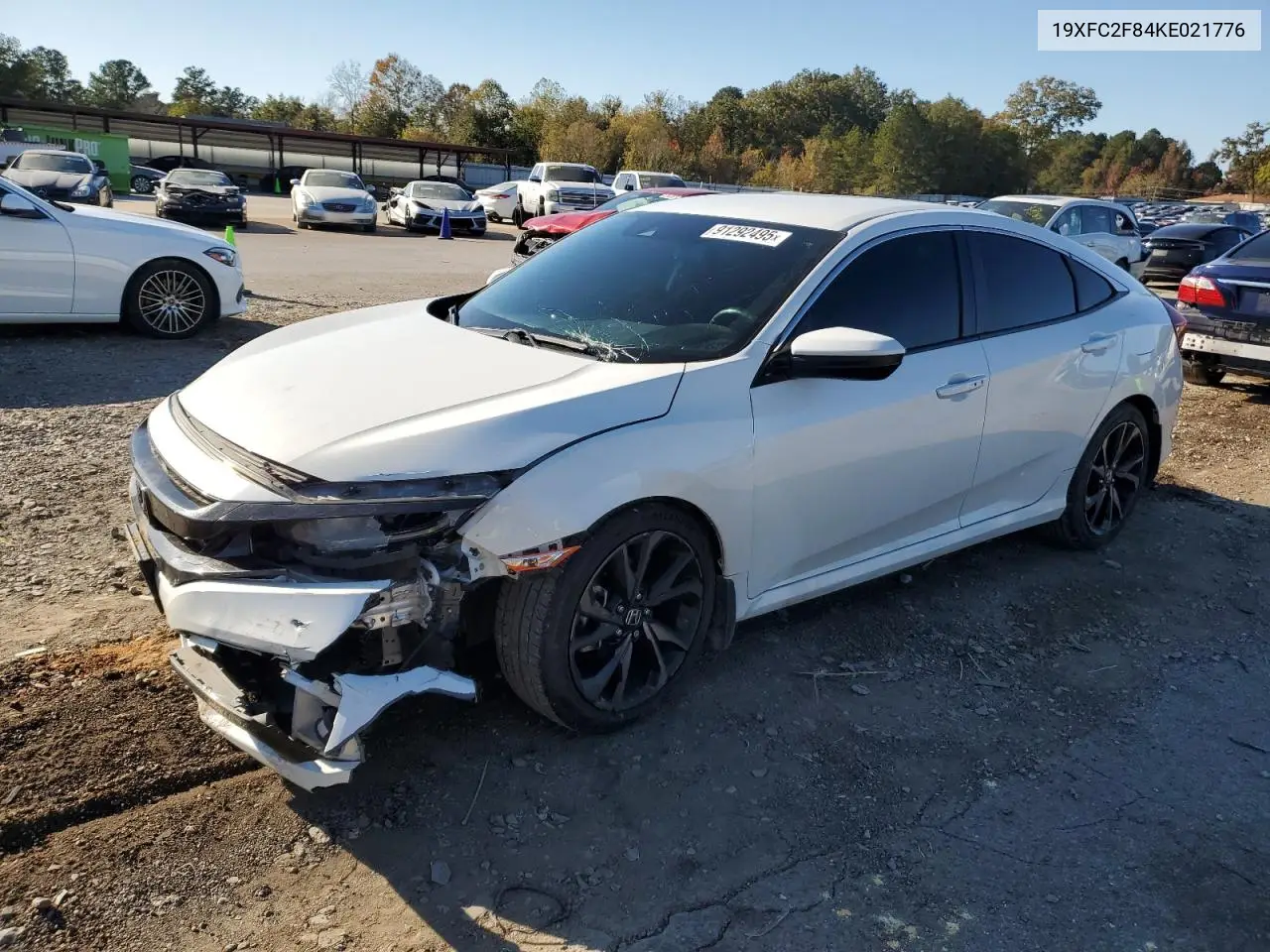 19XFC2F84KE021776 2019 Honda Civic Sport