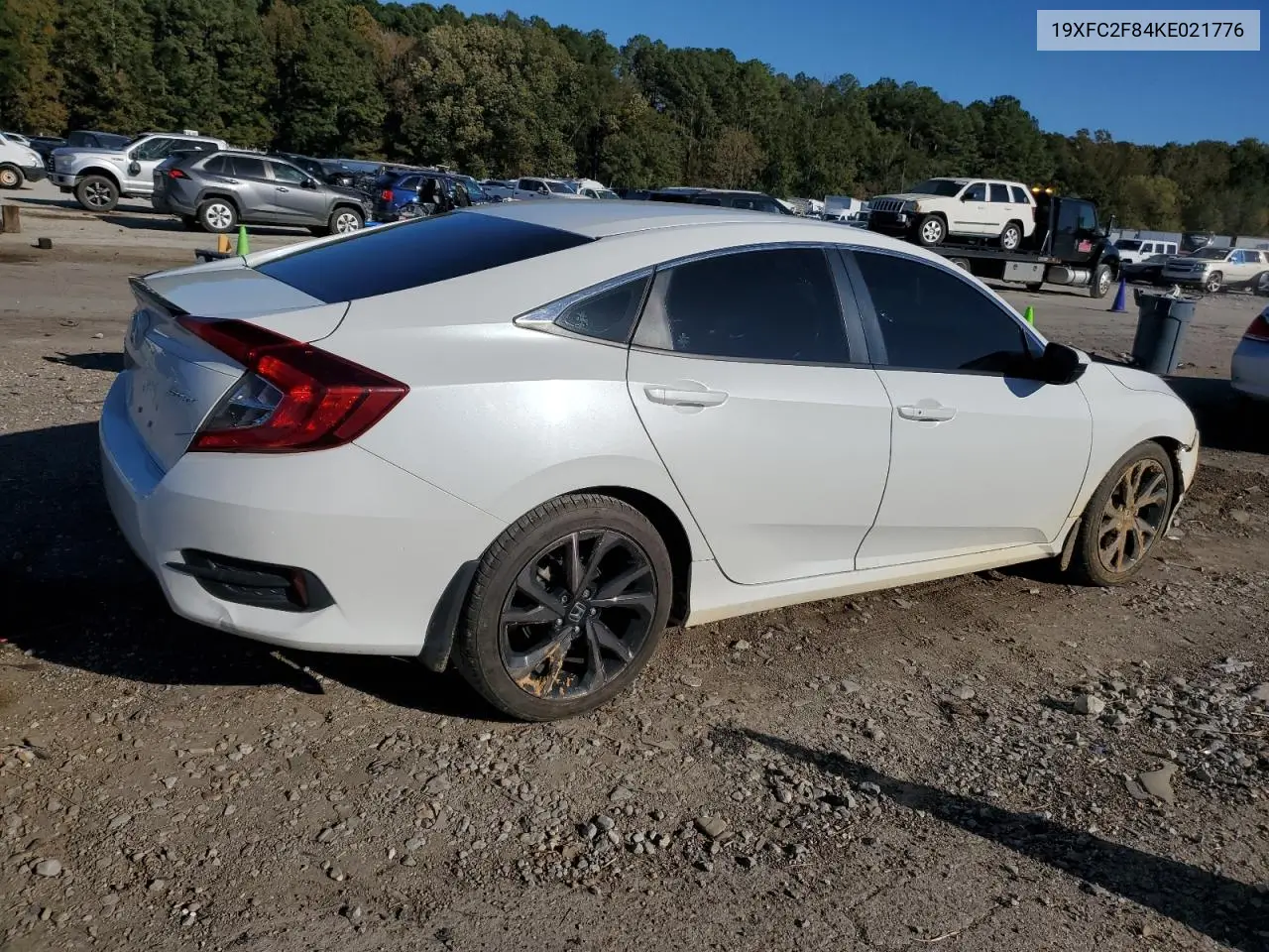 19XFC2F84KE021776 2019 Honda Civic Sport