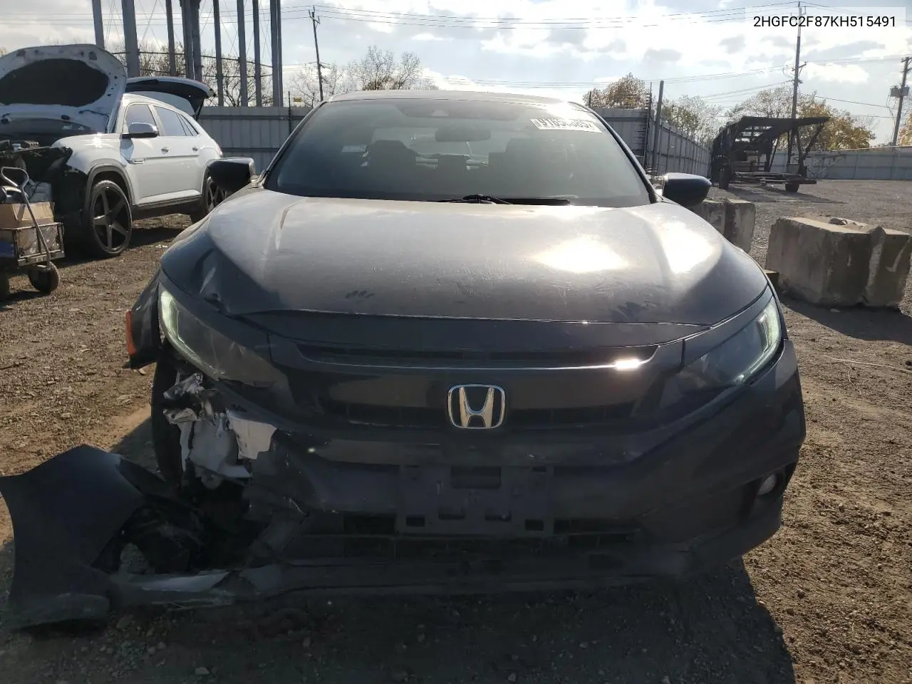 2HGFC2F87KH515491 2019 Honda Civic Sport