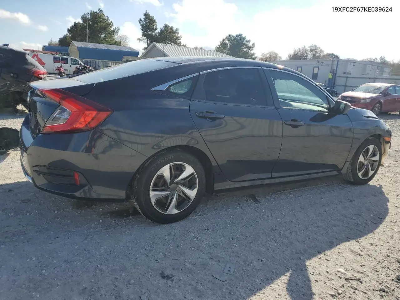 19XFC2F67KE039624 2019 Honda Civic Lx