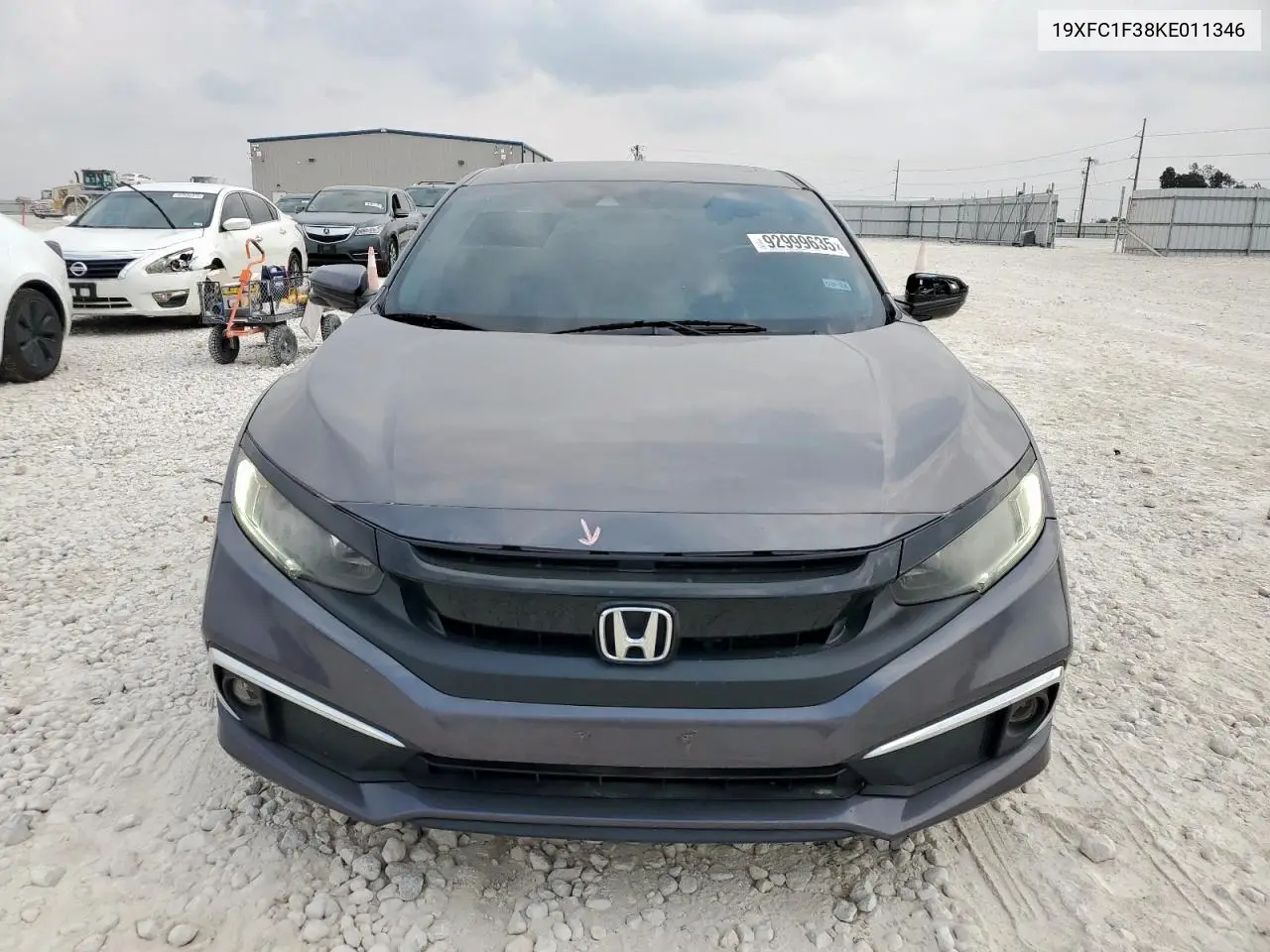 19XFC1F38KE011346 2019 Honda Civic Ex