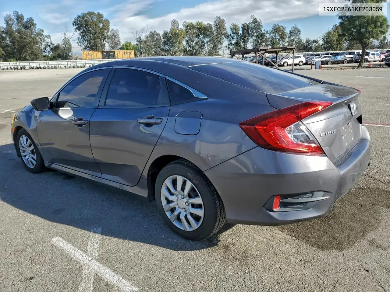19XFC2F61KE203059 2019 Honda Civic Lx