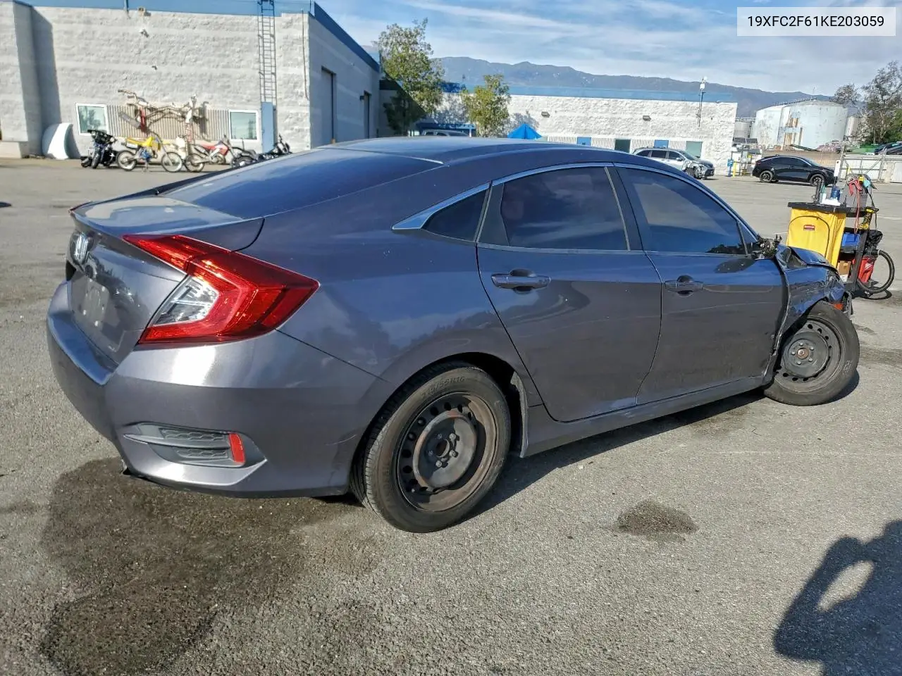 19XFC2F61KE203059 2019 Honda Civic Lx