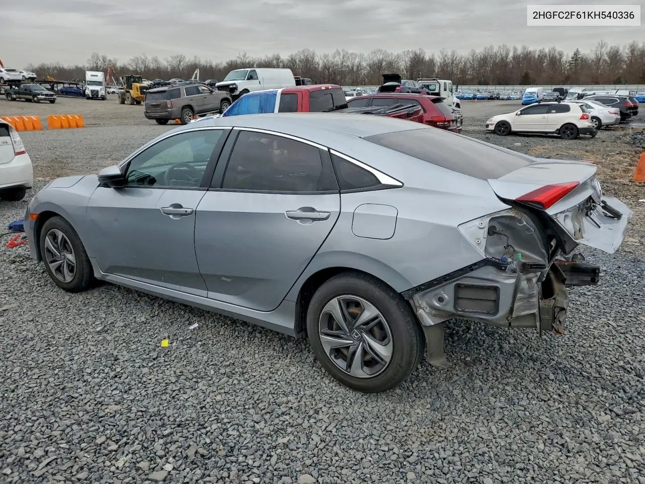 2HGFC2F61KH540336 2019 Honda Civic Lx