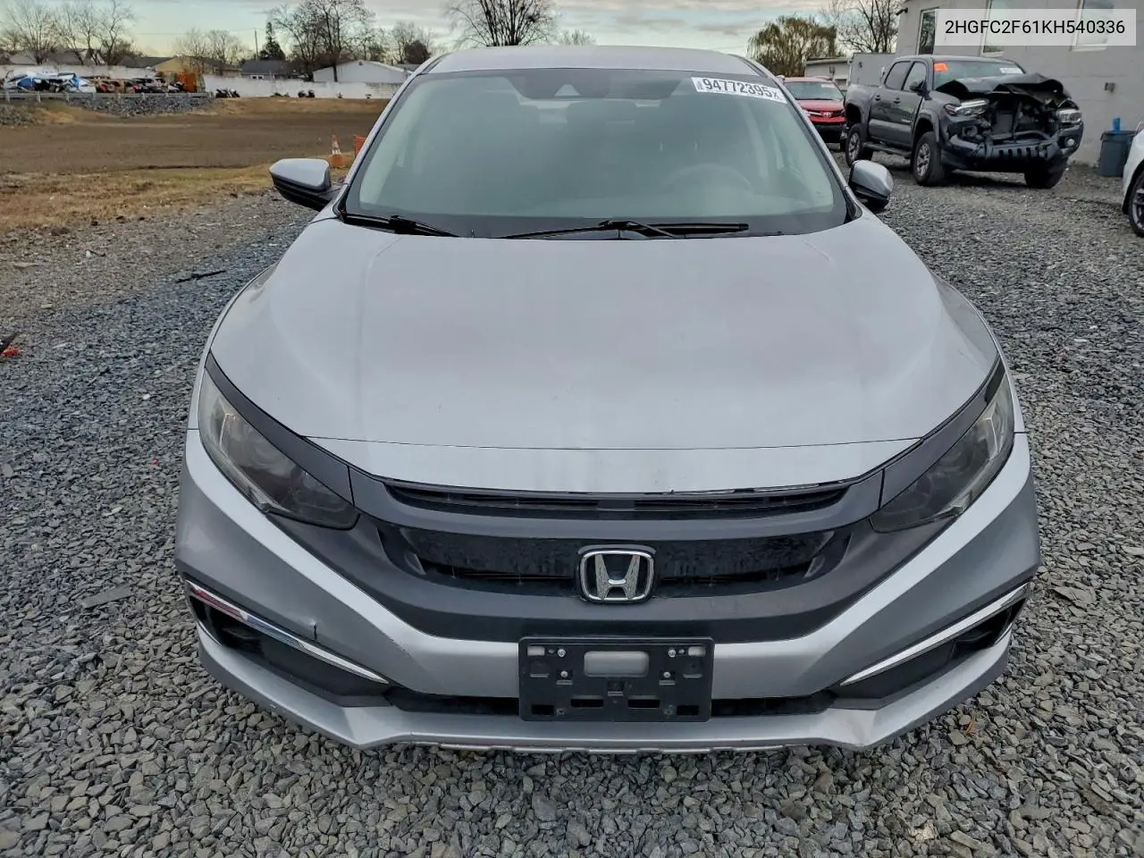 2HGFC2F61KH540336 2019 Honda Civic Lx